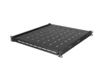 WYSUWANA PÓŁKA DO SZAF RACK 19" 500MM CZARNA LANBERG (1U/445X500MM UDŹWIG DO 35KG, MONTAŻ 4 PUNKTOWY