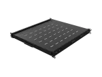 WYSUWANA PÓŁKA DO SZAF RACK 19" 500MM CZARNA LANBERG (1U/445X500MM UDŹWIG DO 35KG, MONTAŻ 4 PUNKTOWY