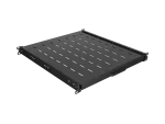 WYSUWANA PÓŁKA DO SZAF RACK 19" 500MM CZARNA LANBERG (1U/445X500MM UDŹWIG DO 35KG, MONTAŻ 4 PUNKTOWY
