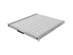 WYSUWANA PÓŁKA DO SZAF RACK 19" 500MM SZARA LANBERG (1U/445X500MM UDŹWIG DO 35KG, MONTAŻ 4 PUNKTOWY)