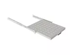 WYSUWANA PÓŁKA DO SZAF RACK 19" 500MM SZARA LANBERG (1U/445X500MM UDŹWIG DO 35KG, MONTAŻ 4 PUNKTOWY)