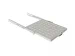 WYSUWANA PÓŁKA DO SZAF RACK 19" 500MM SZARA LANBERG (1U/445X500MM UDŹWIG DO 35KG, MONTAŻ 4 PUNKTOWY)