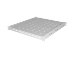 WYSUWANA PÓŁKA DO SZAF RACK 19" 500MM SZARA LANBERG (1U/445X500MM UDŹWIG DO 35KG, MONTAŻ 4 PUNKTOWY)