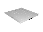 WYSUWANA PÓŁKA DO SZAF RACK 19" 500MM SZARA LANBERG (1U/445X500MM UDŹWIG DO 35KG, MONTAŻ 4 PUNKTOWY)