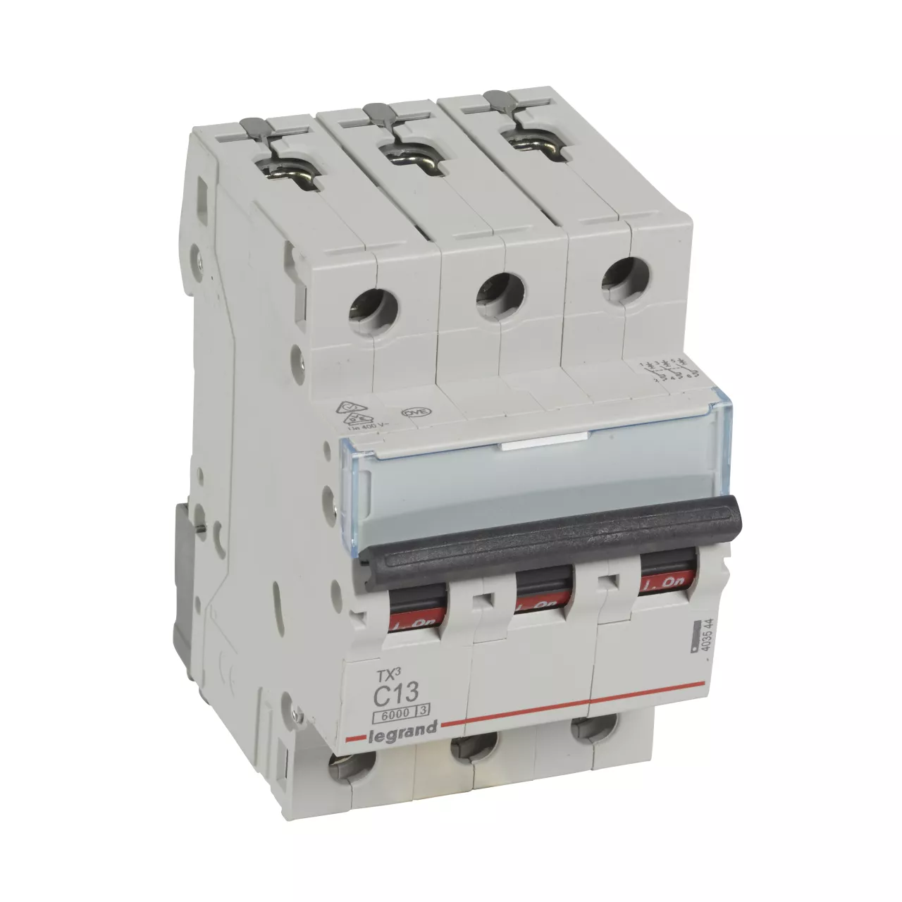 WYŁĄCZNIK NADPRĄDOWY S 303 3P C 13A 6000A SERII TX3, Legrand