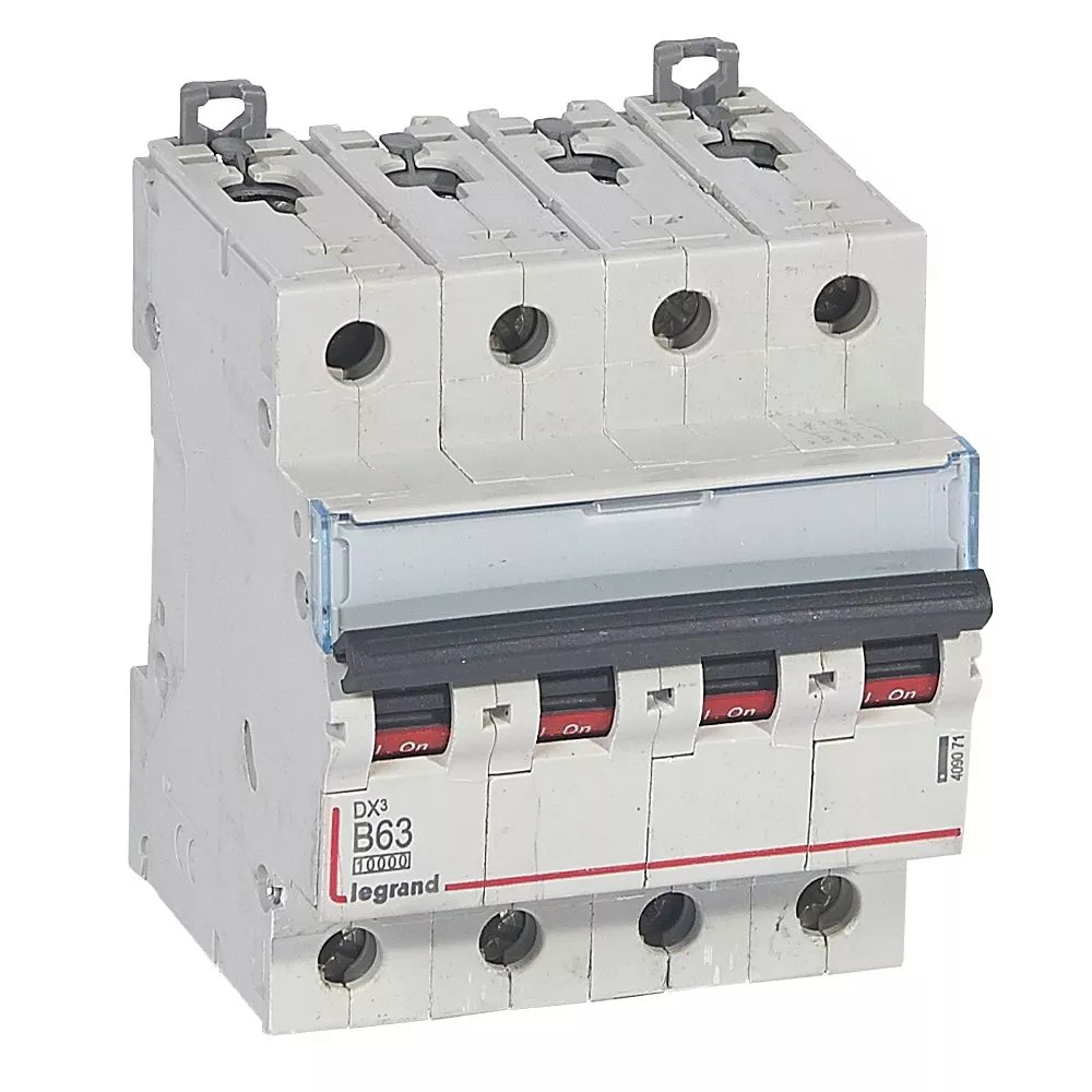 WYŁĄCZNIK NADPRĄDOWY S 314 4P B 63A 10000A SERII DX3, Legrand