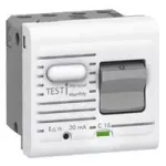 MOSAIC WYŁĄCZNIK RÓŻNICOWO PRĄDOWY - 2 MODUŁY BIAŁY 16A/10MA - -230V~ TYP AC, Legrand