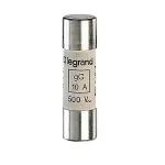 WKŁADKA BEZPECZNIKOWA CYLINDRYCZNA BEZ SYGNALIZACJI GG 10A 14X51 HPC, Legrand