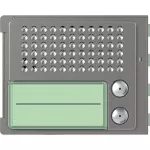 SFERA: PLAKIETKA MODUŁU FONICZNEGO PODSTAWOWEGO - 2 PRZYCISKI - SOLID, Bticino