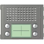SFERA: PLAKIETKA MODUŁU FONICZNEGO PODSTAWOWEGO - 2X2 PRZYCISKI - SOLID, Bticino