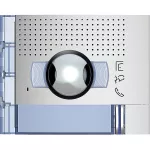 SFERA: PLAKIETKA MODUŁU FONICZNEGO Z KAMERĄ SZEROKOKĄTNĄ -1 PRZYCISK - ALUMINIUM, Bticino