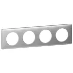 CELIANE - RAMKA ALUMINIUM POCZWÓRNA POZIOMA/PIONOWA, Legrand