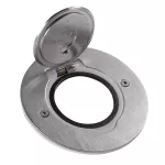 POKRYWA GNIAZDA, POJEDYNCZA, OKRĄGŁA, INOX, Legrand