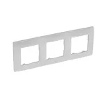NILOE - RAMKA POTRÓJNA ALUMINIUM, Legrand