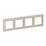 VALIF:RAMKA X4 KREMOWA/ZŁOTA, Legrand