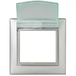 VALENA RAMKA POJEDYNCZA IP44 ALUMINIUM, Legrand