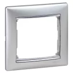 VALENA RAMKA POJEDYNCZA ALUMINIUM/SREBRO, Legrand