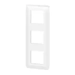 MOSAIC RAMKA POTRÓJNA PIONOWA - 3X2 MODUŁY BIAŁA DO UCHWYTU NR. REF. 0802 53, Legrand