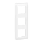 MOSAIC RAMKA POTRÓJNA PIONOWA - 3X2 MODUŁY BIAŁA DO UCHWYTU NR. REF. 0802 53, Legrand