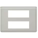 MOSAIC - Ramka 2 x 6 modułowa pozioma - Aluminium, Legrand