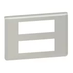 MOSAIC - Ramka 2 x 6 modułowa pozioma - Aluminium, Legrand