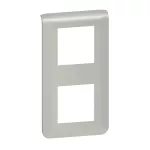 MOSAIC - Ramka 2 x 2 modułowa pionowa - Aluminium, Legrand