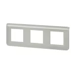 MOSAIC - Ramka 3 x 2 modułowa pozioma - Aluminium, Legrand