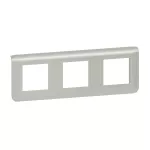 MOSAIC - Ramka 3 x 2 modułowa pozioma - Aluminium, Legrand