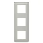 MOSAIC - Ramka 3 x 2 modułowa pionowa - Aluminium, Legrand