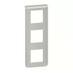 MOSAIC - Ramka 3 x 2 modułowa pionowa - Aluminium, Legrand