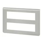MOSAIC - Ramka 2 x 8 modułowa pozioma - Aluminium, Legrand