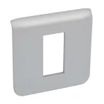 MOSAIC - Ramka 1 modułowa poszerzona - Aluminium, Legrand