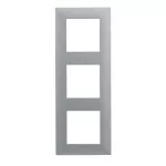 Niloe Step - ramka potrójna 3x - kolor aluminium szczotkowane, Legrand