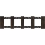 LIVING NOW - RAMKA 4X2 MODUŁY - WALNUT, Bticino