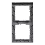 SUNO - Ramka - 2x, Aluminium, Legrand