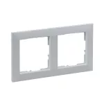 SUNO - Ramka - 2x, Aluminium, Legrand