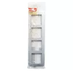 SUNO - Ramka - 4x, Aluminium, Legrand
