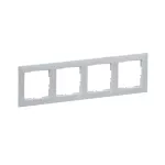 SUNO - Ramka - 4x, Aluminium, Legrand
