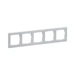 SUNO - Ramka - 5x, Aluminium, Legrand