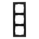 SUNO - Ramka - 3x, Czarny, Legrand