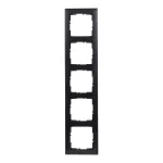 SUNO - Ramka - 5x, Czarny, Legrand