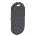 CELIANE - Plakietka do Gniazd 2P+Z + ładowarka USB 1000 mA grafitowa, Legrand