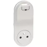 CELIANE - Plakietka do gniazd 2P+Z + ładowarka USB 1000 mA biała, Legrand