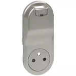 CELIANE - Plakietka do Gniazd 2P+Z + ładowarka USB 1000 mA tytanowa, Legrand