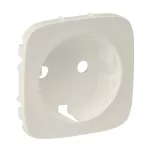VALENA ALLURE - PLAKIETKA KREMOWA GNIAZDA POJEDYNCZEGO SCHUKO 2P+Z, Legrand
