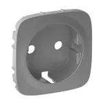 VALENA ALLURE - PLAKIETKA ALUMINIUM GNIAZDA POJEDYNCZEGO SCHUKO, Legrand