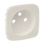 VALENA ALLURE - PLAKIETKA KREMOWA GNIAZDA 2P+Z, Legrand