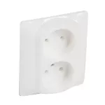 SISTENA LIFE PLAKIETKA ARCTIC DO GNIAZDA PODWÓJNEGO 2X2P, Legrand
