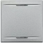 AXOLUTE MYHOME - KLAWISZ 2 FUNKCJI 2M ALUMINIUM, Bticino