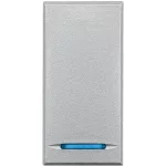 AXOLUTE MYHOME - KLAWISZ 1 FUNKCJI 1M ALUMINIUM, Bticino